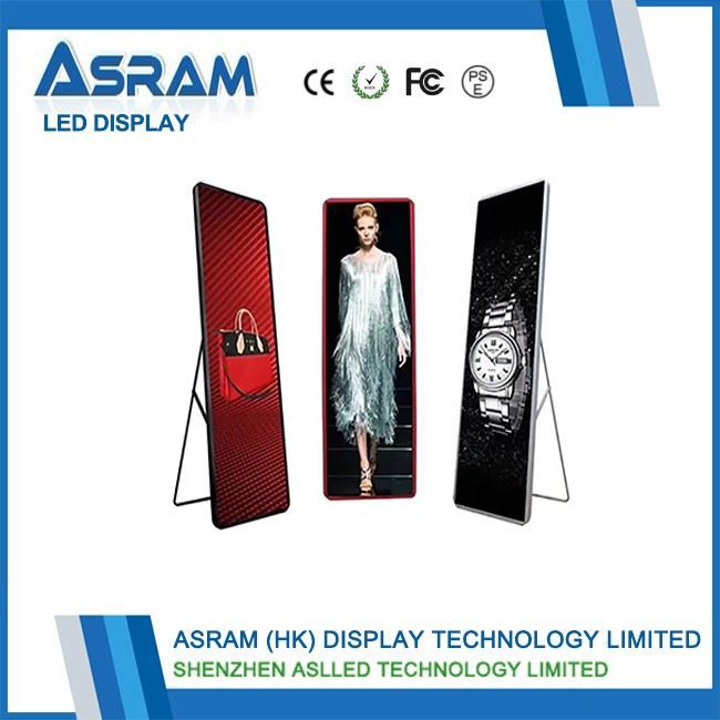P2.5 Portable Floor Standing Led Poster Display